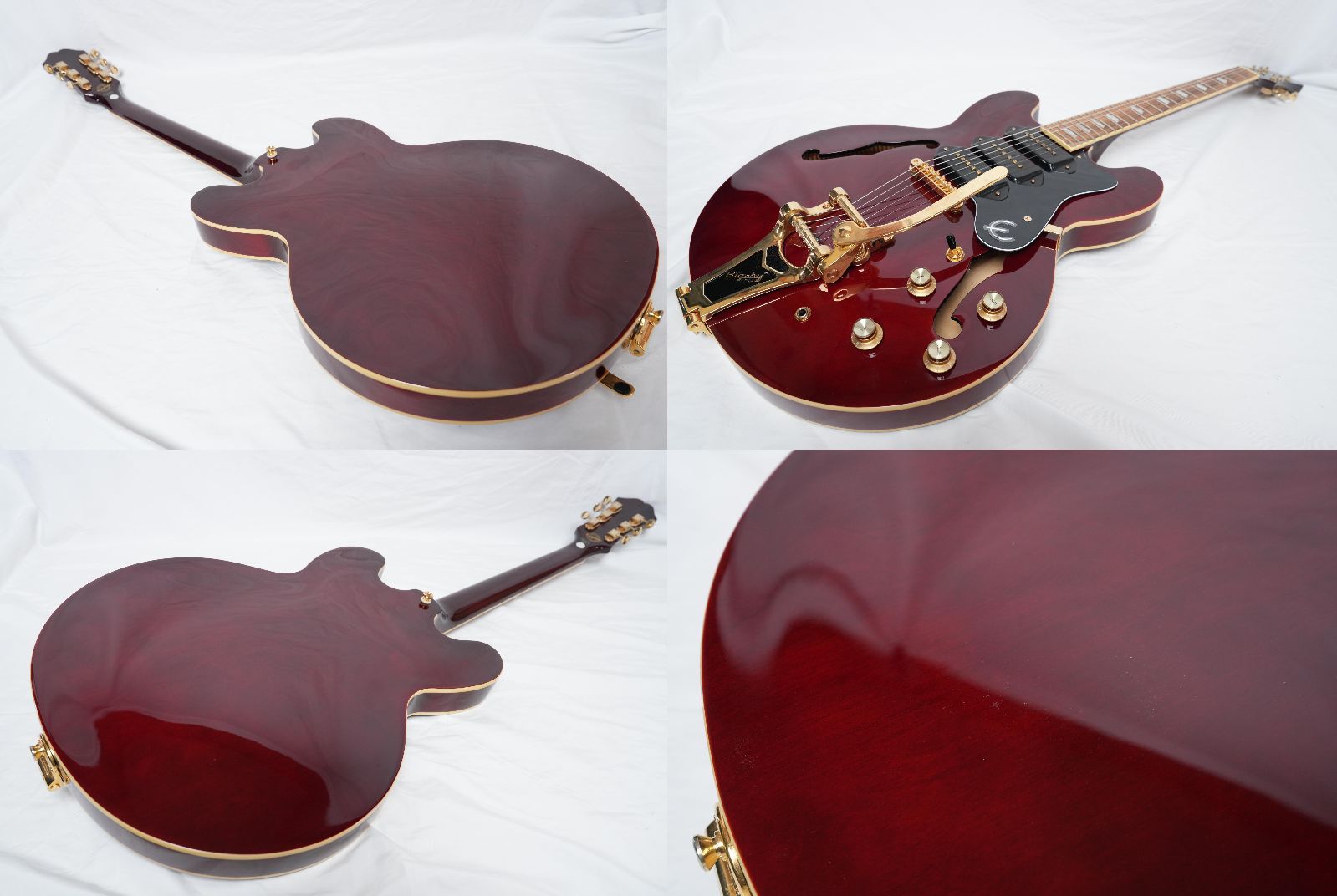 ☆Epiphone☆Riviera P93 WR セミアコ P-90×3 Bigsby搭載 2019年製 美