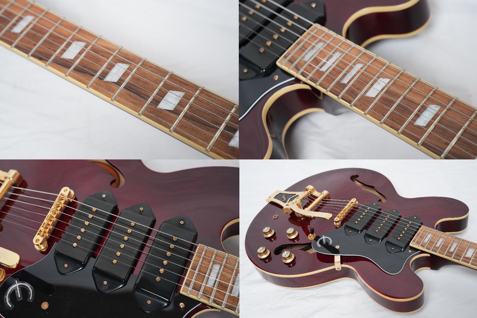 ☆Epiphone☆Riviera P93 WR セミアコ P-90×3 Bigsby搭載 2019年製 美