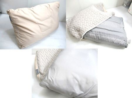 西川リビング マイフィットまくら ネイチャーメイド 竹炭 約38×60cm