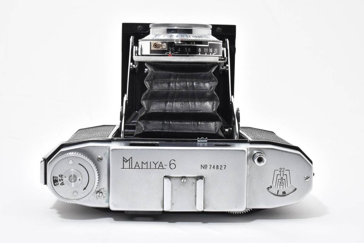 ☆良品☆マミヤ MAMIYA-6 SEKOR S. 7.5cm F3.5 蛇腹カメラ☆ T66＃5012