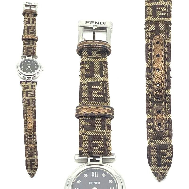 FENDI フェンディ／8PD ズッカ柄 レディース 腕時計 001-2700L-595