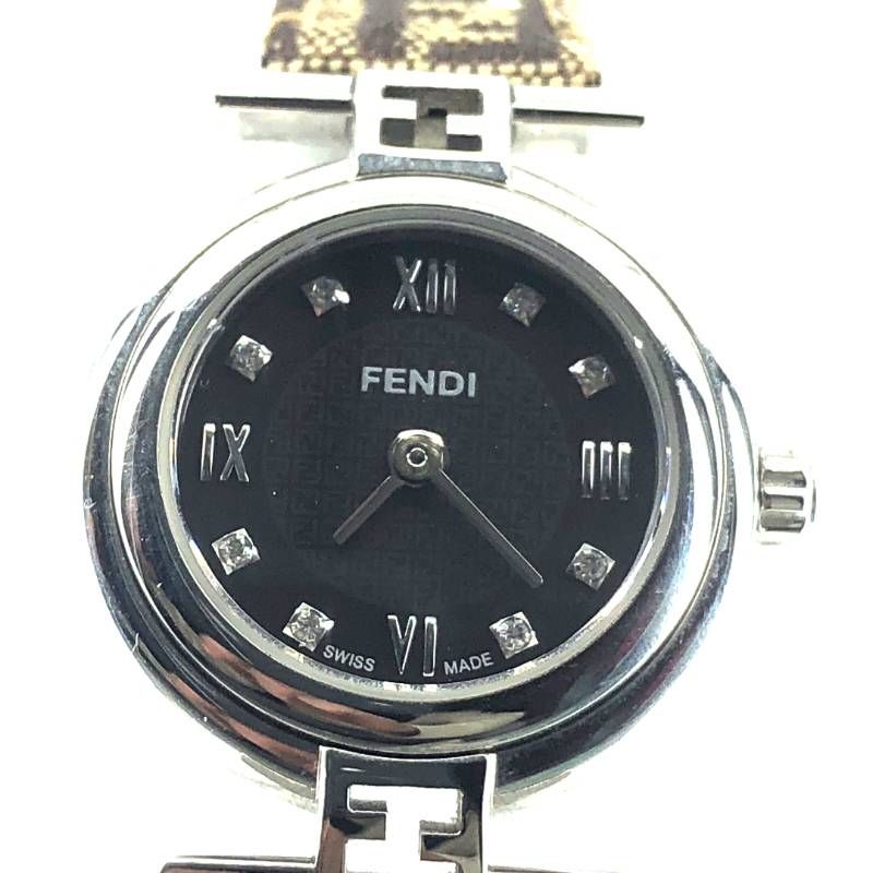 FENDI フェンディ／8PD ズッカ柄 レディース 腕時計 001-2700L-595