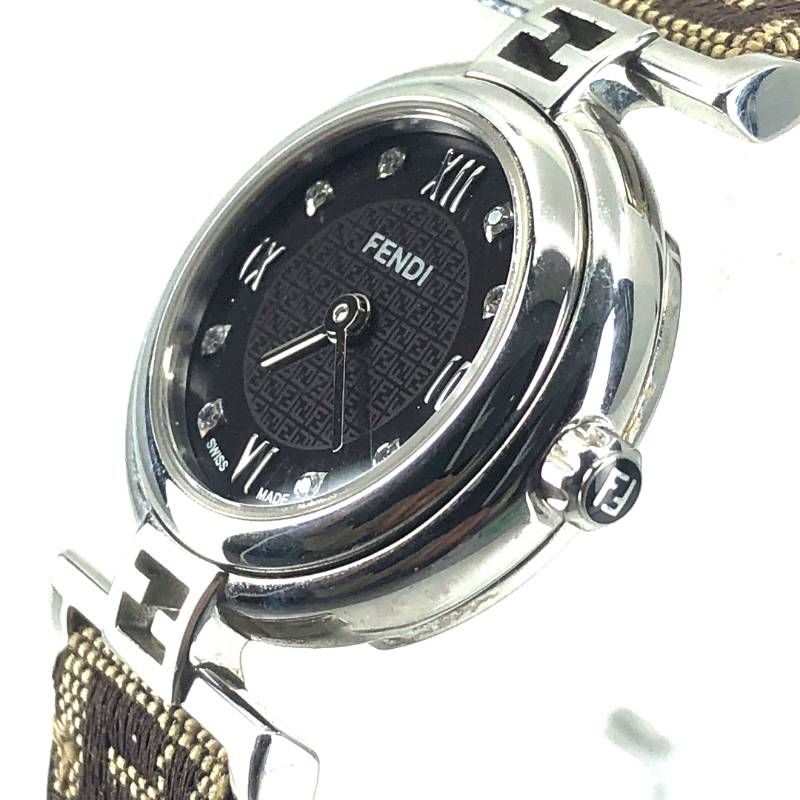 FENDI フェンディ／8PD ズッカ柄 レディース 腕時計 001-2700L-595