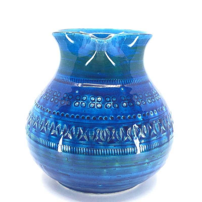 FLAVIA フラビア MONTELUPO ビトッシ 水差し 花瓶 陶器 コバルトブルー