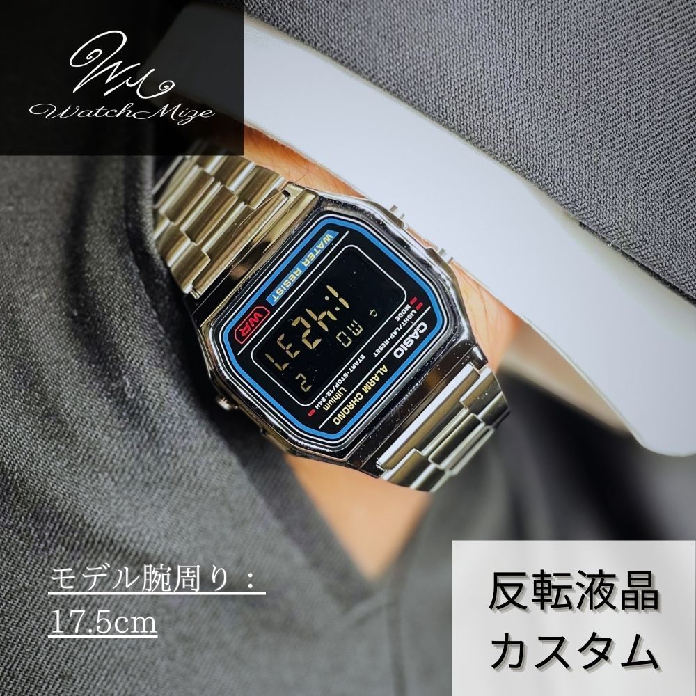 ⭐️飲む⭐️ CASIO チプカシ【反転液晶】A158WEA-1JF 新品未使用 CASIO チプカシ A158WA-1JH 『反転液晶＋イエローLED