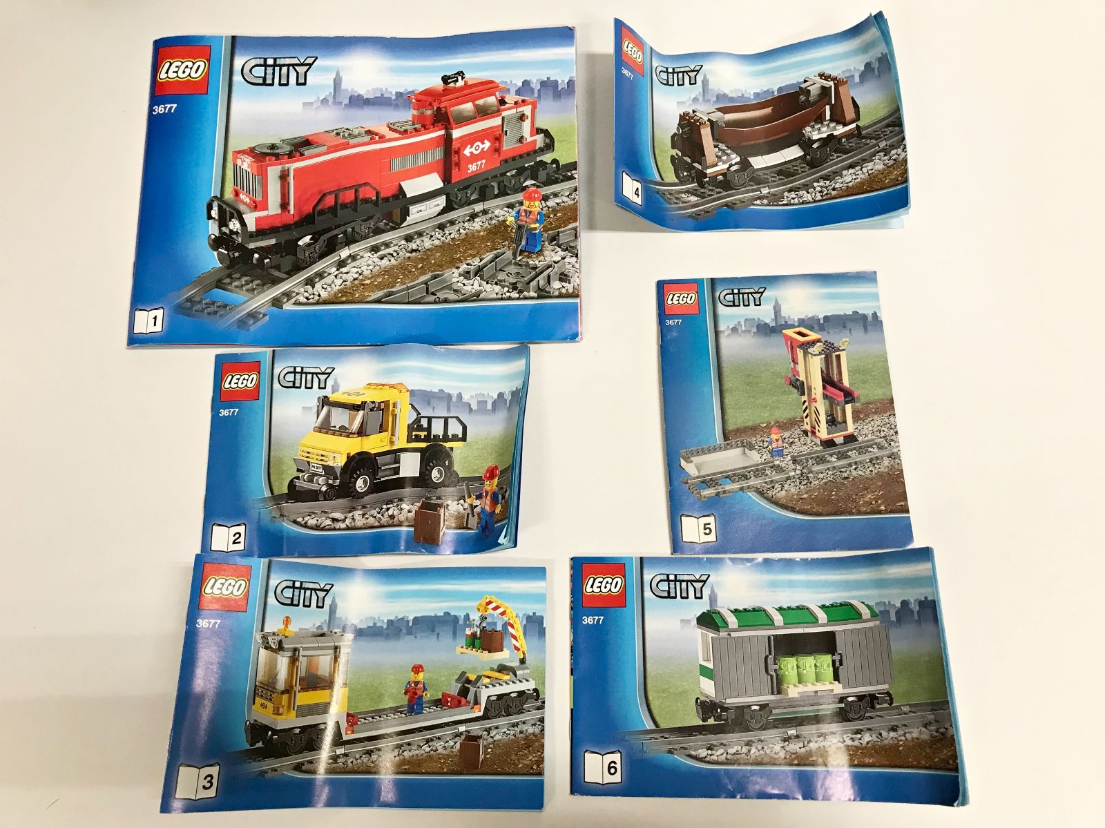 32.【内未開封】LEGO レゴ シティ 3677 レッドカーゴトレイン 