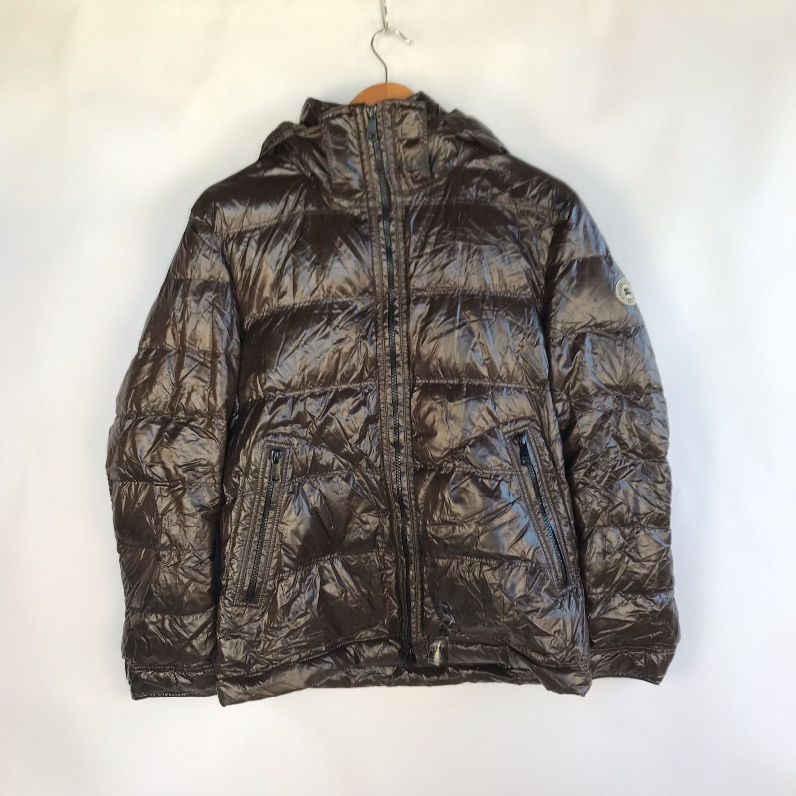 BURBERRY BLACK LABEL ダウンジャケット メンズ M ブラウン 