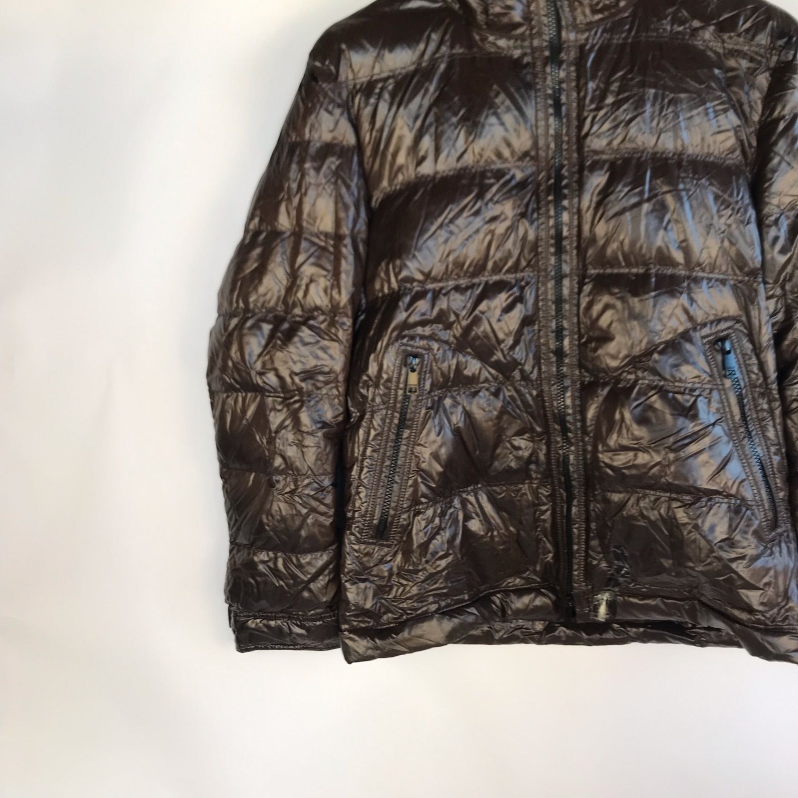 BURBERRY BLACK LABEL ダウンジャケット メンズ M ブラウン 