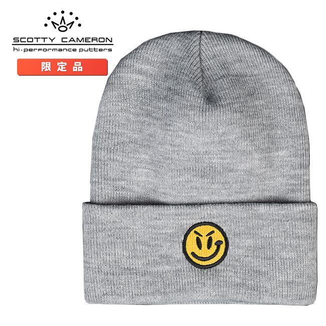 スコッティキャメロン グラインダー ニットキャップ ヘザー グレー