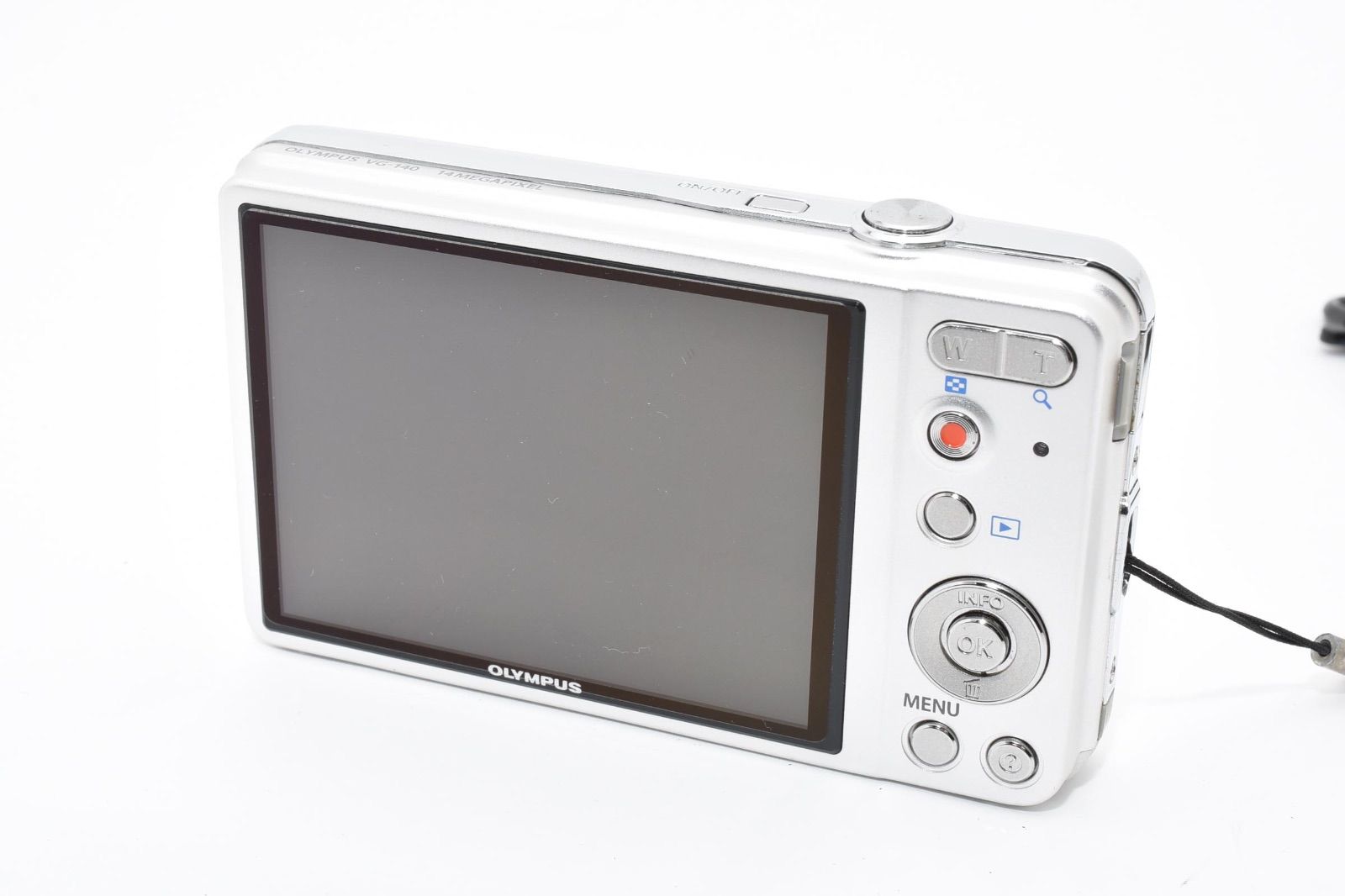 美品】オリンパス OLYMPUS VG-140 シルバー コンパクトデジタルカメラ