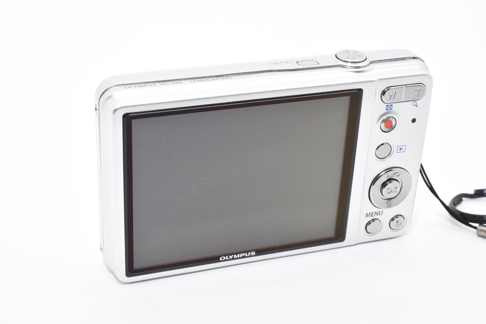 美品】オリンパス OLYMPUS VG-140 シルバー コンパクトデジタルカメラ