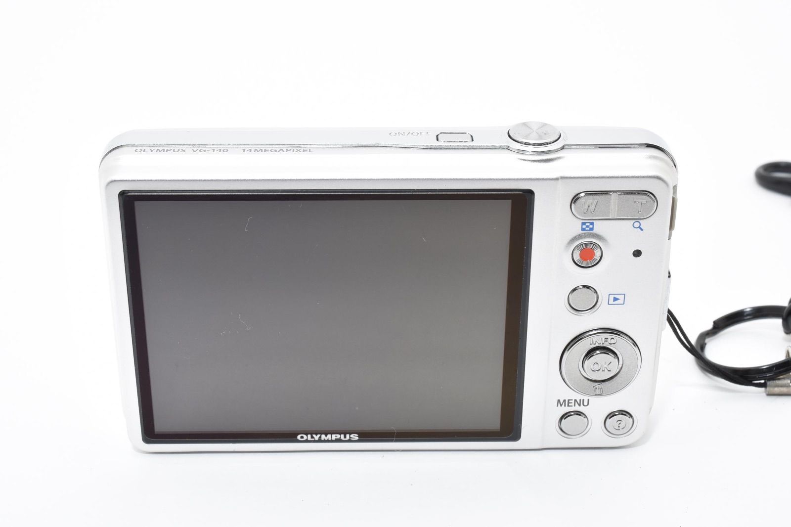 美品】オリンパス OLYMPUS VG-140 シルバー コンパクトデジタルカメラ