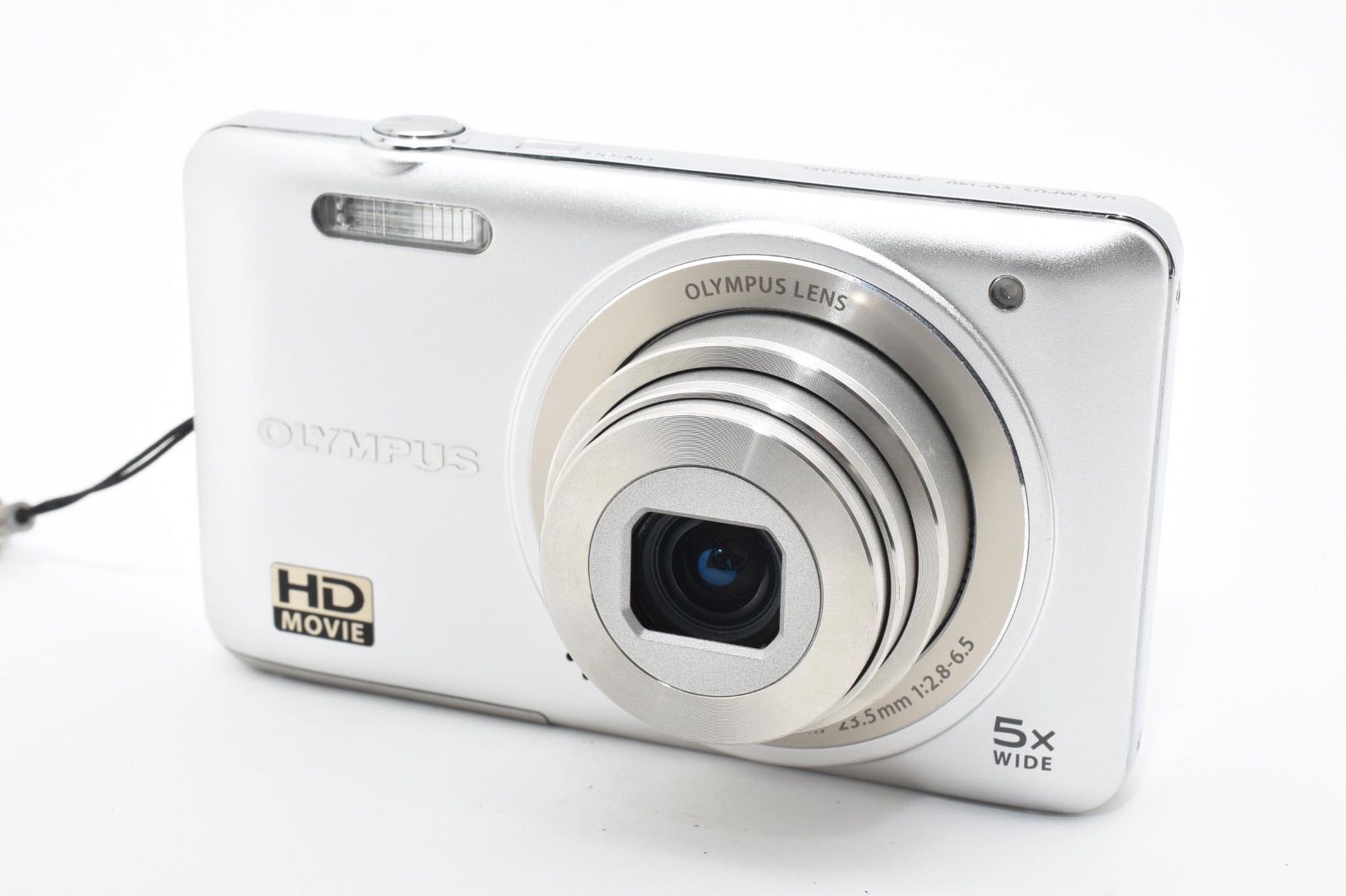美品】オリンパス OLYMPUS VG-140 シルバー コンパクトデジタルカメラ