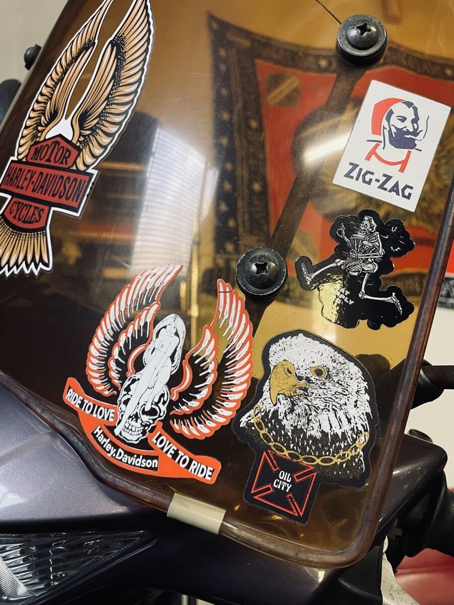 ハーレー ステッカー ヴィンテージ chopper cheetah BATES チョッパー