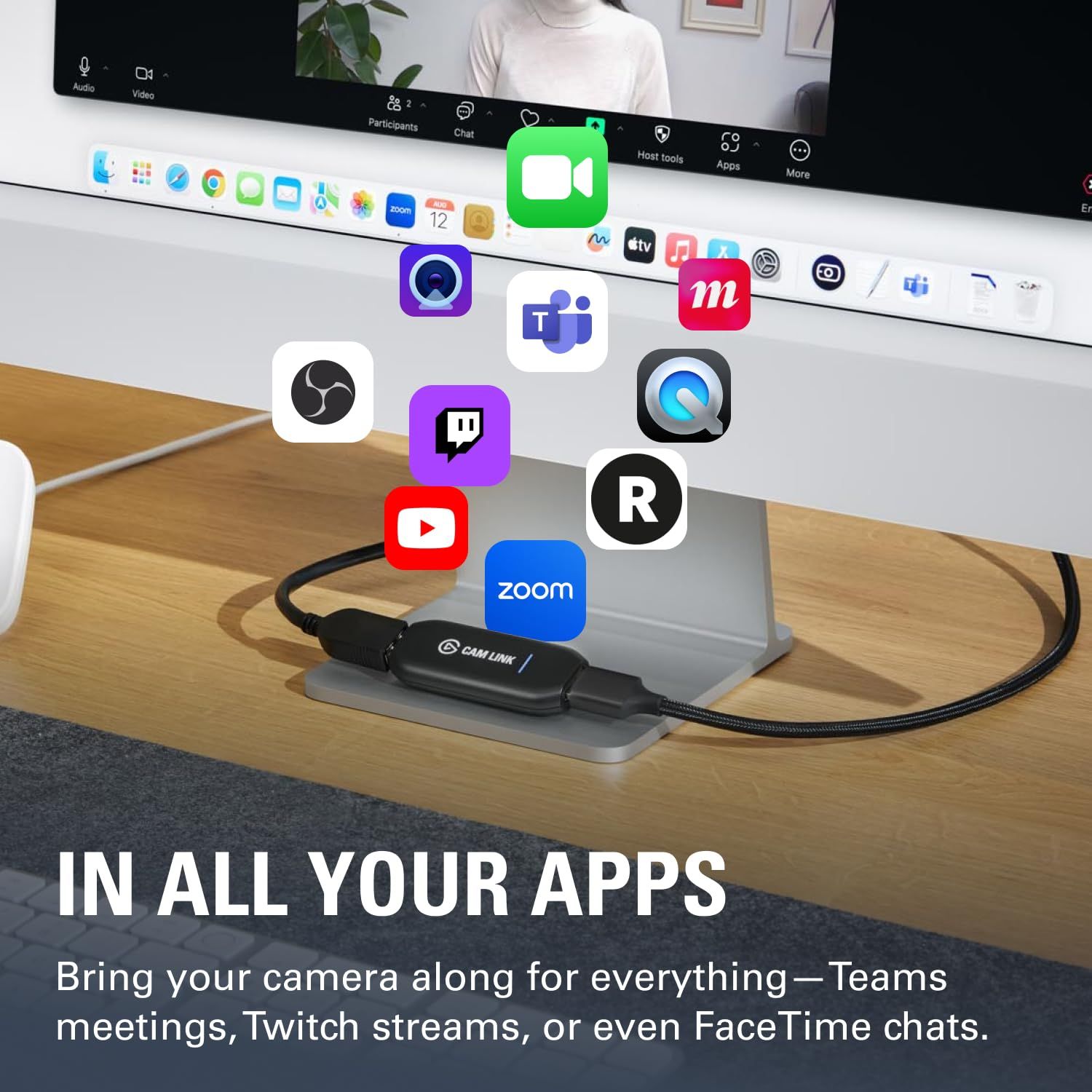 新品 Elgato Cam Link 4K [録画・配信用コンパクトHDMIキャプチャ