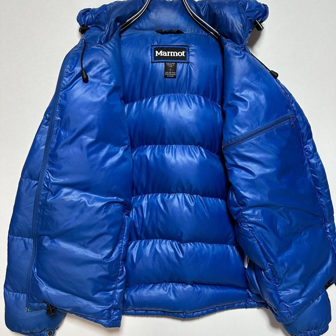 Marmot マーモット M-3 ダウンジャケット L ブルー 軽量 登山 