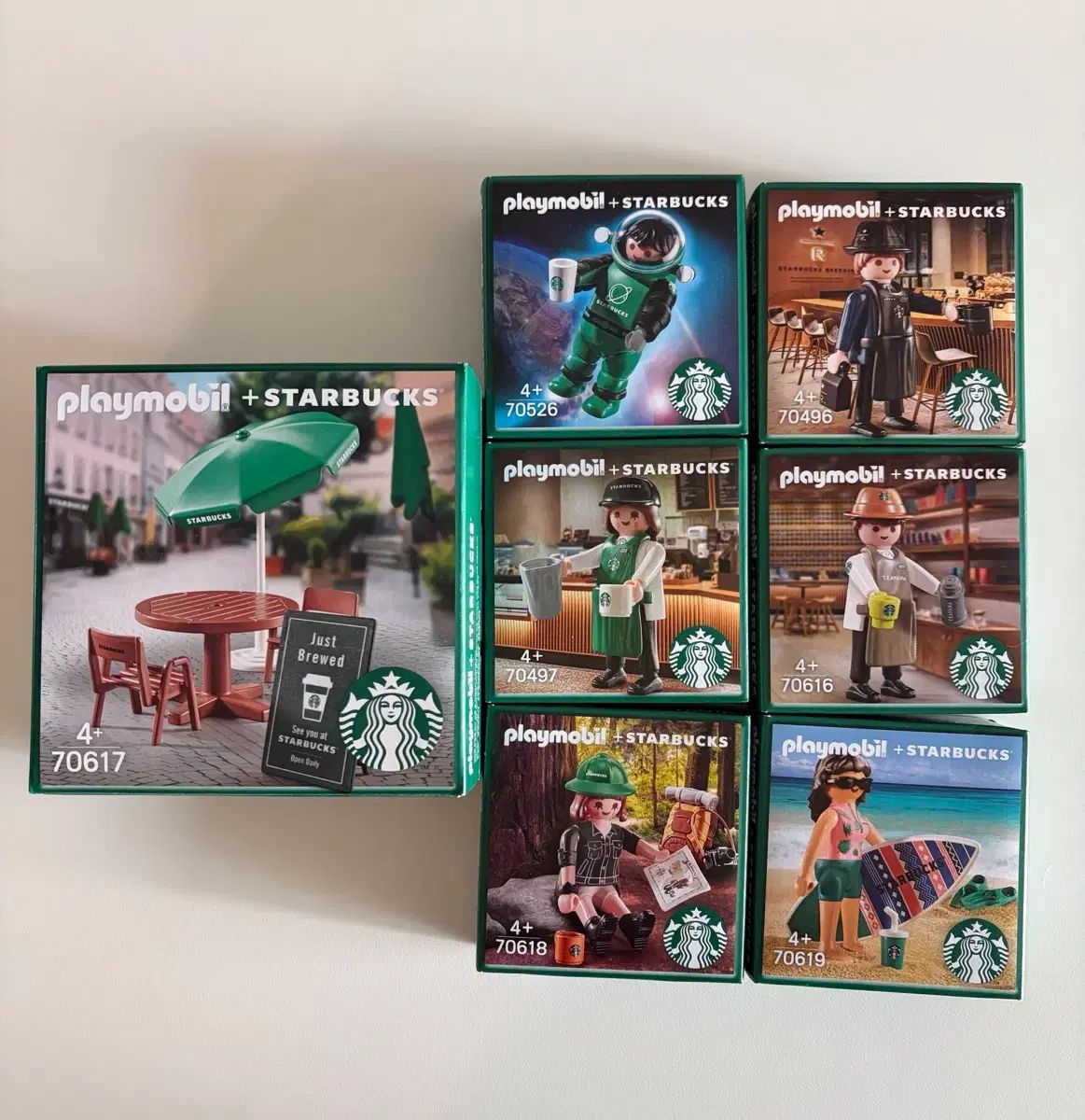 プレイモービル スターバックス 7種セット (2021年発売) プレイ