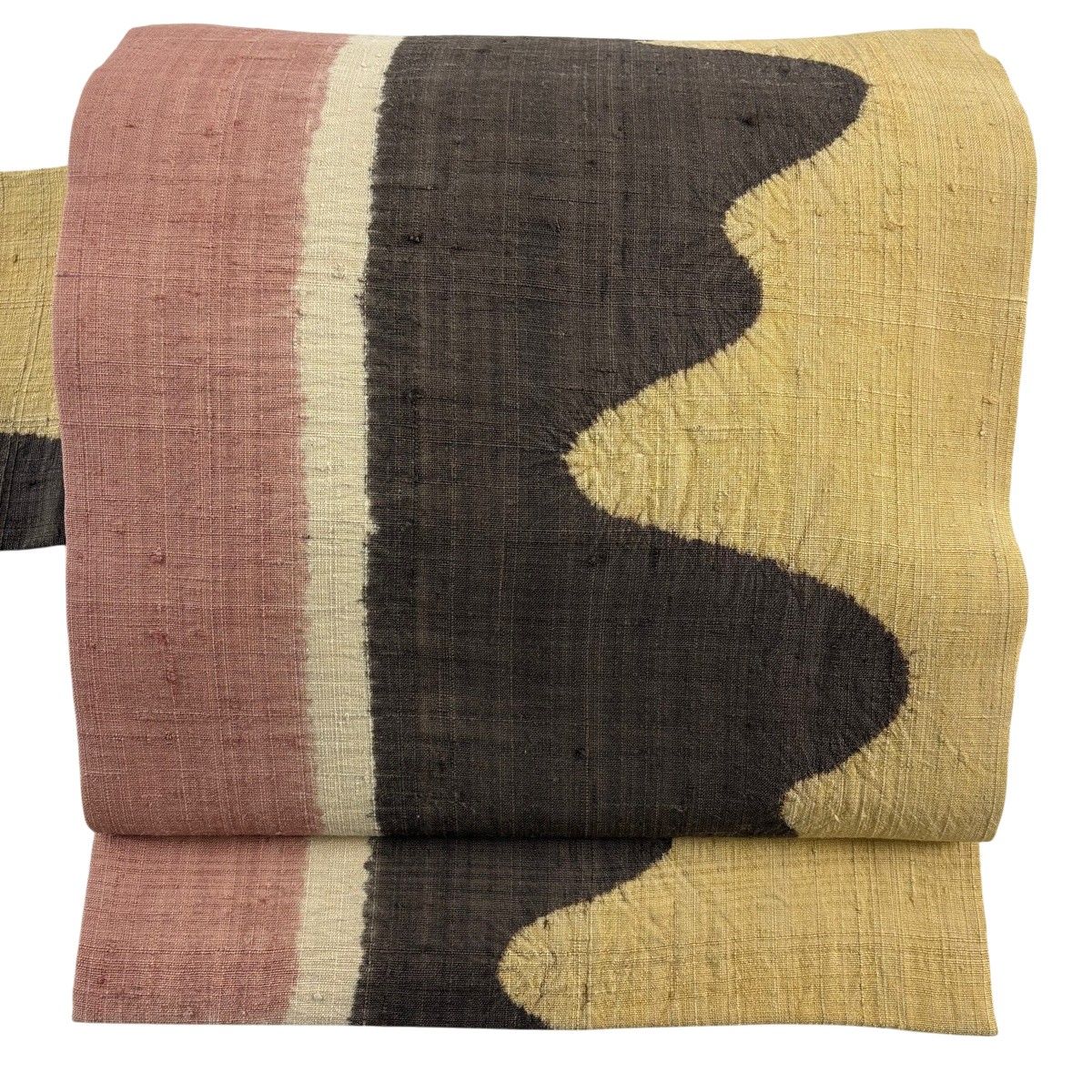 美品】 名古屋帯 秀品 紬地 幾何学 焦茶色 正絹 【中古】 - メルカリ