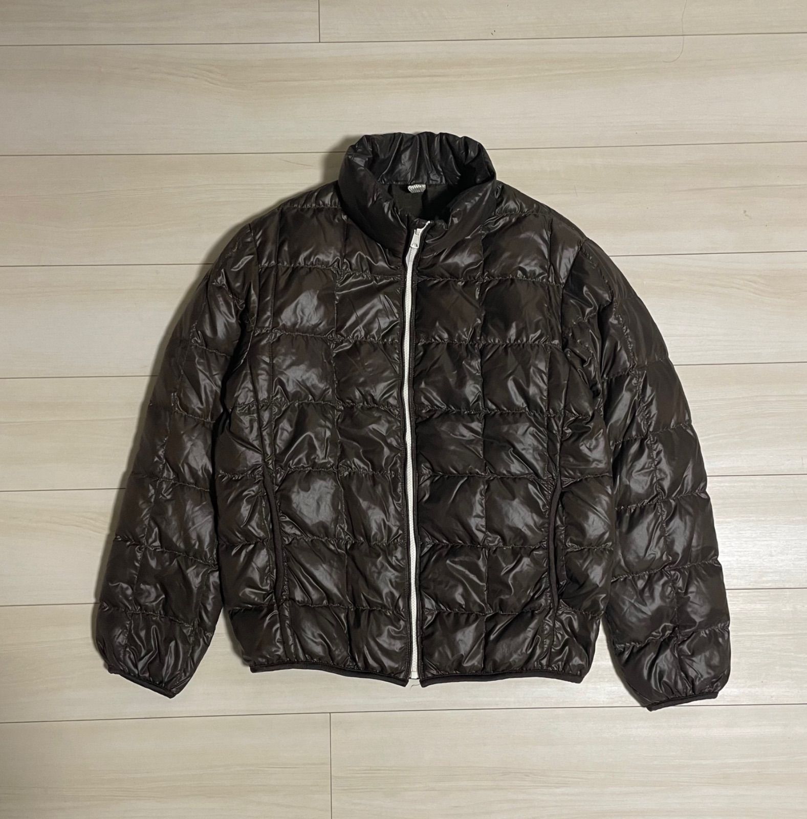 古着】 00s UNIQLO ユニクロ プレミアムダウンジャケット L ダーク 