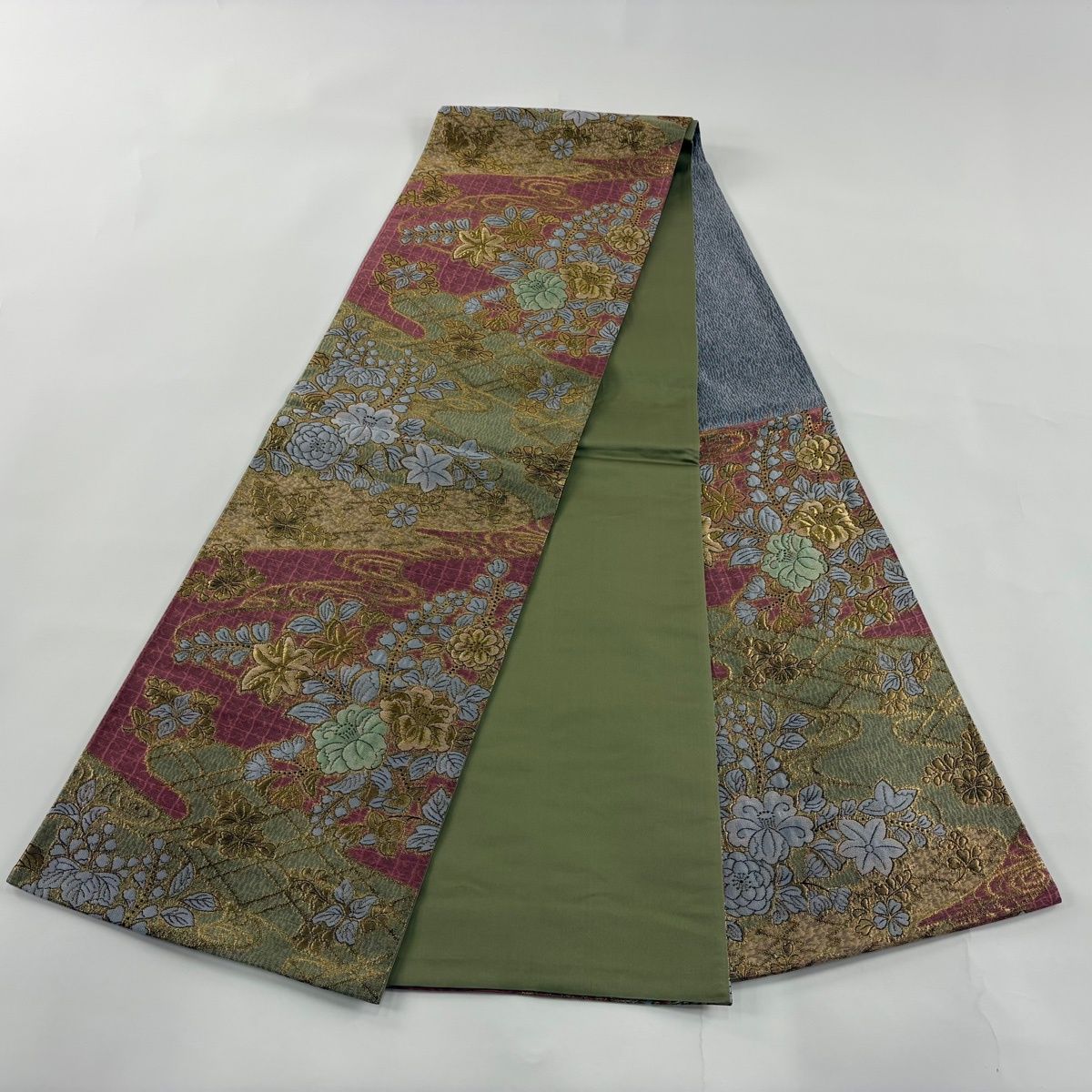 502my79◇辻ヶ花 上品なピンク系 金糸 銀糸 六通 袋帯◇美品 502my79◇辻ヶ花 上品なピンク系 金糸 銀糸 六通 袋帯◇美