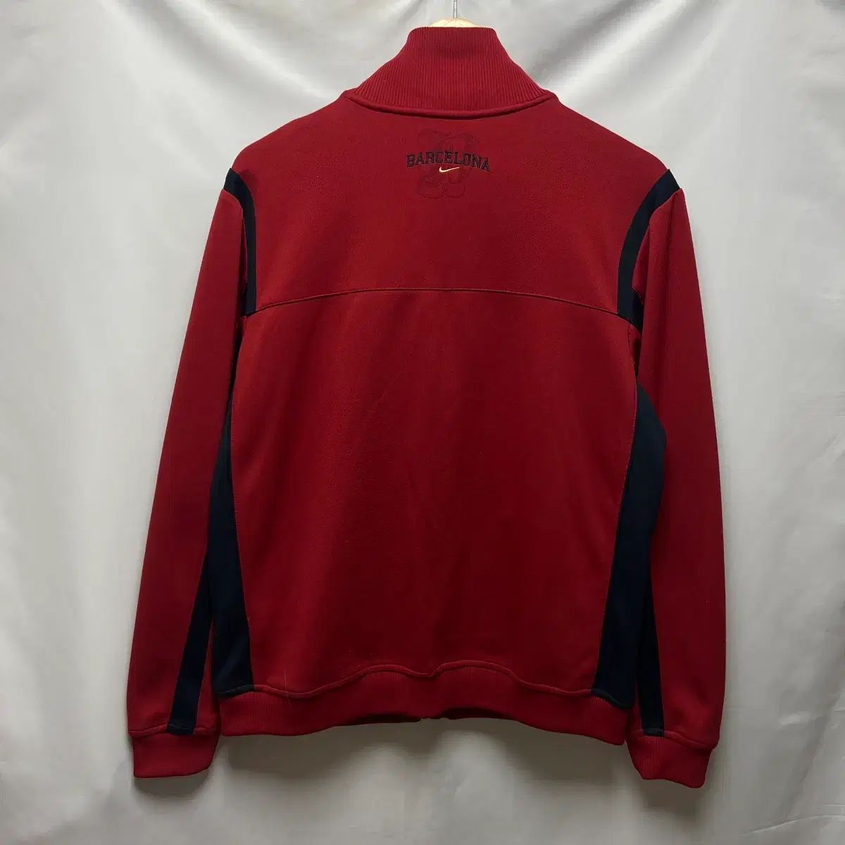 正規品/100 NIKE バルセロナ 07-08 バーガンディ トレーナー ジップ