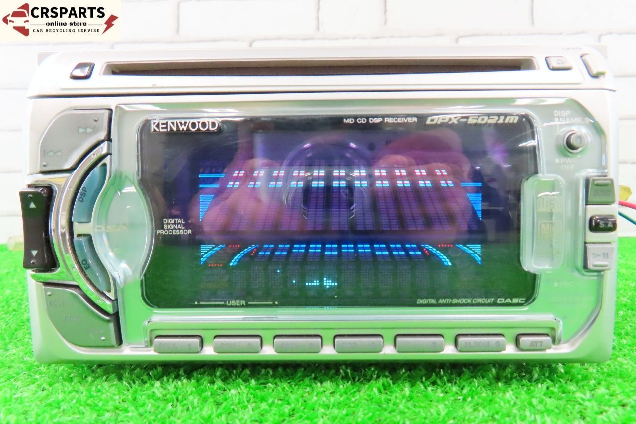 ケンウッド [DPX-5021m] 希少 2DIN CD MD デッキ オーディオ
