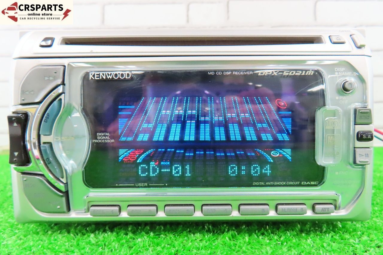 ケンウッド [DPX-5021m] 希少 2DIN CD MD デッキ オーディオ