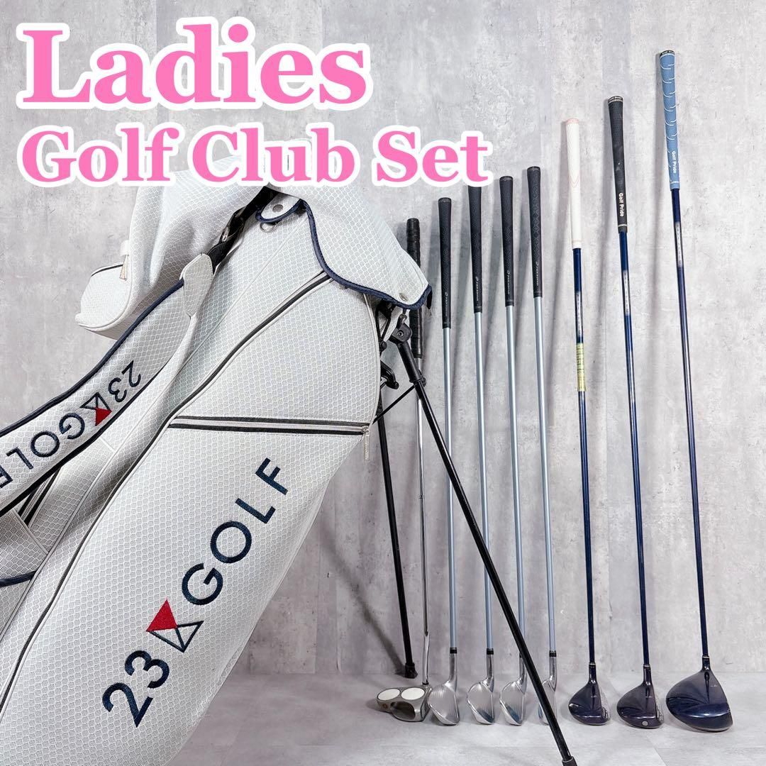V822 ミズノ 他 レディース ゴルフ クラブ セット 9点 23区 L V822 ミズノ 他 レディース ゴルフ クラブ セット 9点 23区 L - メルカリ