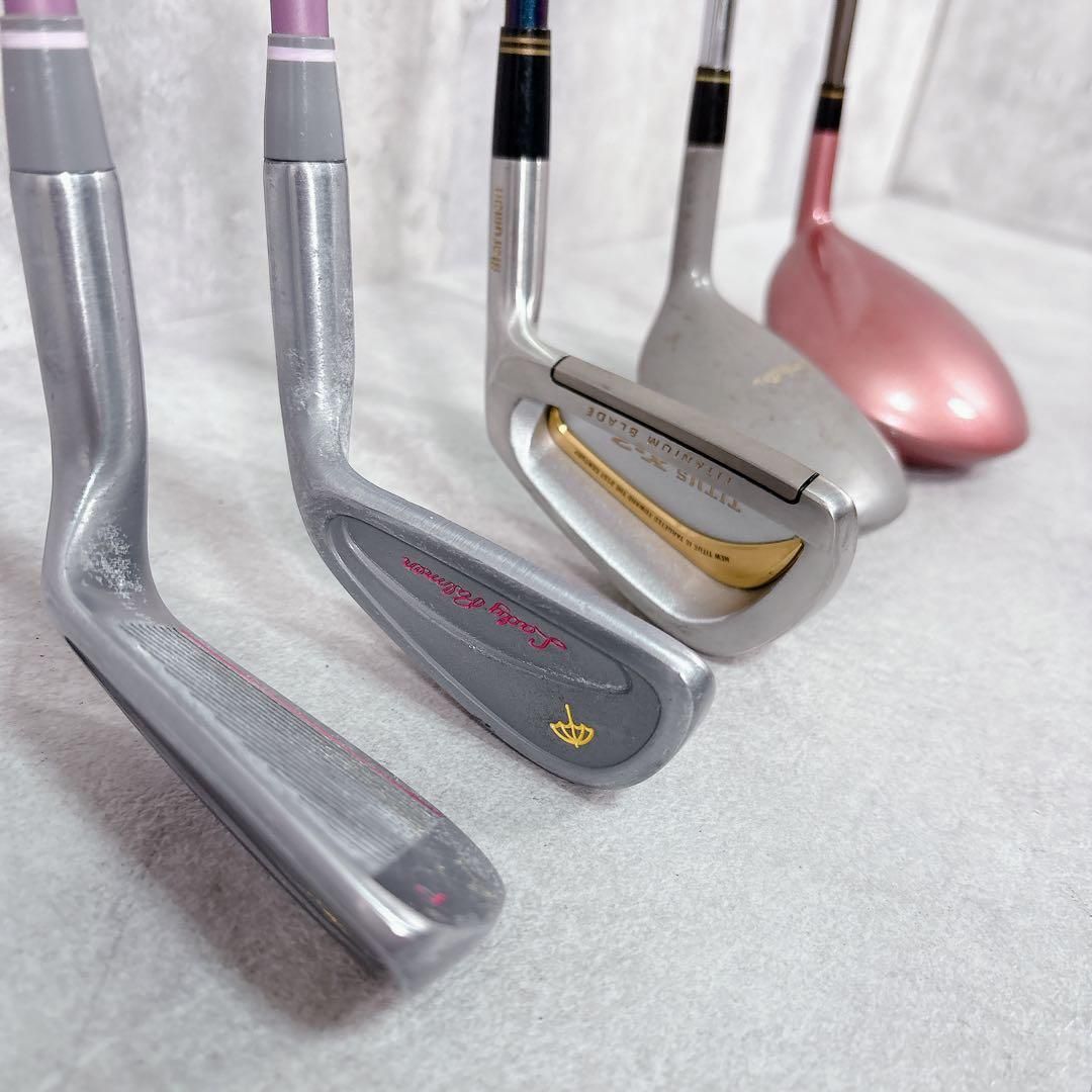 ゴルフを始める方にオススメ マルマン他 レディースゴルフクラブ8本セット V819 マルマン 他 レディース ゴルフ クラブ セット 6点 初心者 練習