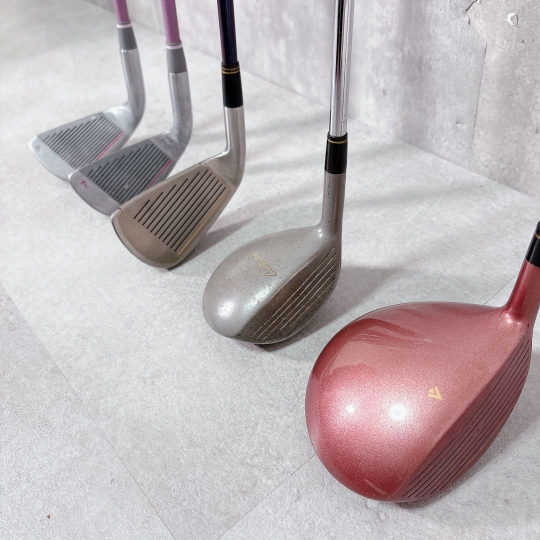 V819 マルマン 他 レディース ゴルフ クラブ セット 6点 初心者 練習