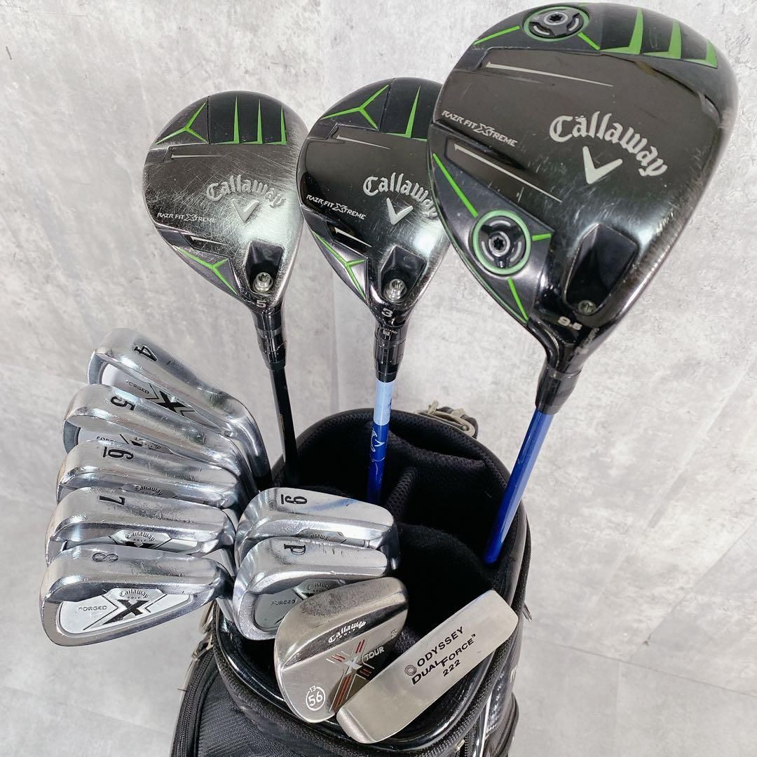 V834 キャロウェイ ゴルフクラブ メンズ フルセット RAZR FIT X - メルカリ