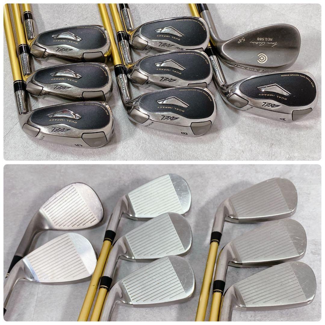 V830 ツルヤ 他 ゴルフクラブ メンズ フルセット 初心者 ビギナー 練習