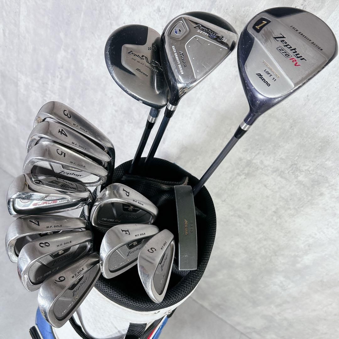 V839 ミズノ ゴルフクラブ メンズ フルセット 14本 初心者 ビギナー