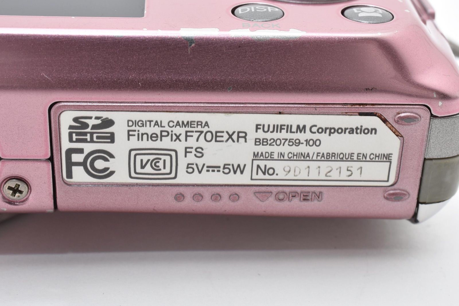 フジフィルム FUJIFILM FinePix F70EXR ピンク コンパクトデジタル