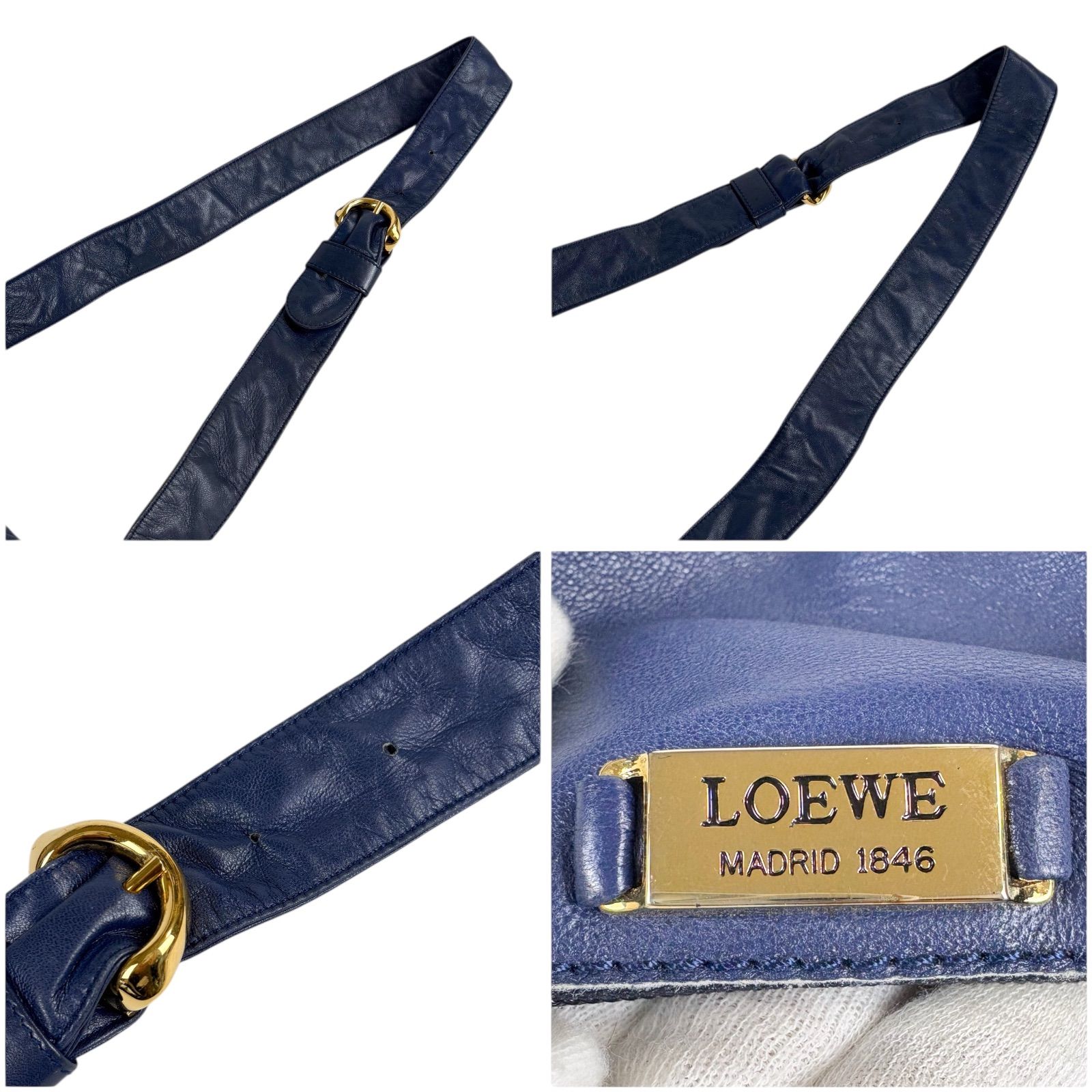 ロエベ LOEWE アナグラムロゴ ミニショルダーバッグ ナッパレザー