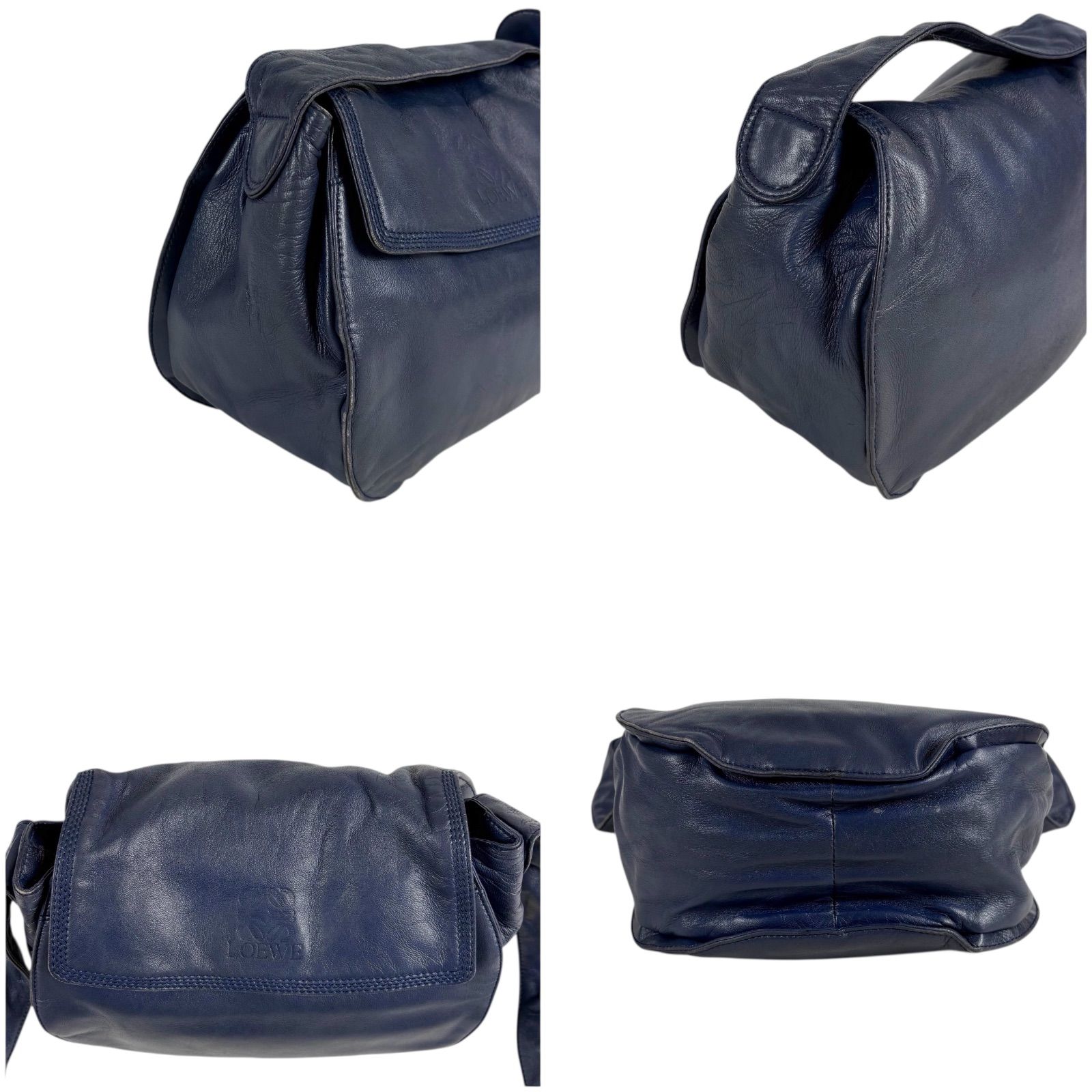 早い者勝ち！ LOEWE ロエベ ショルダーバッグ アナグラム レザー