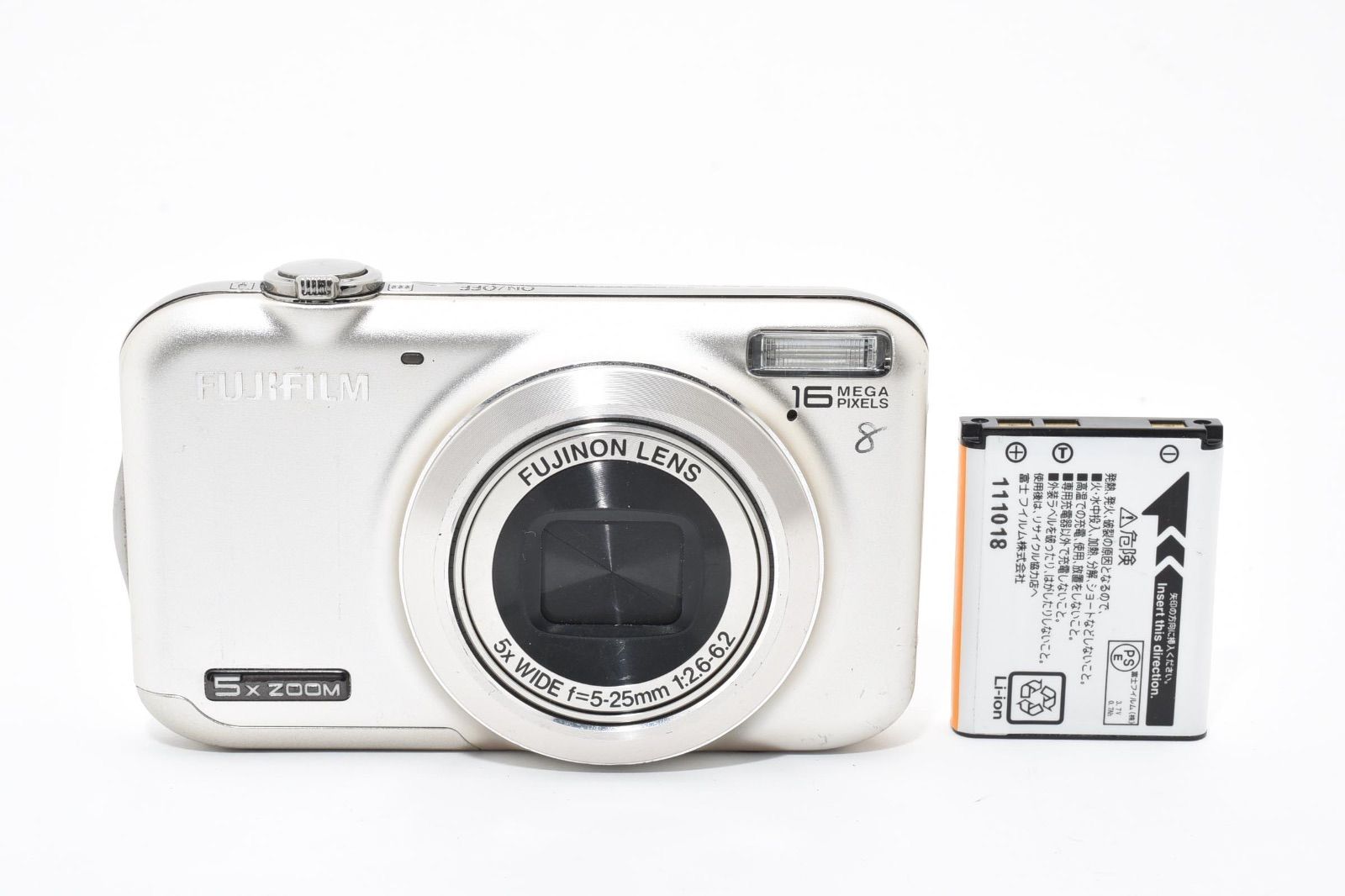 フジフィルム FUJIFILM FinePix JX400 シルバー コンパクトデジタル