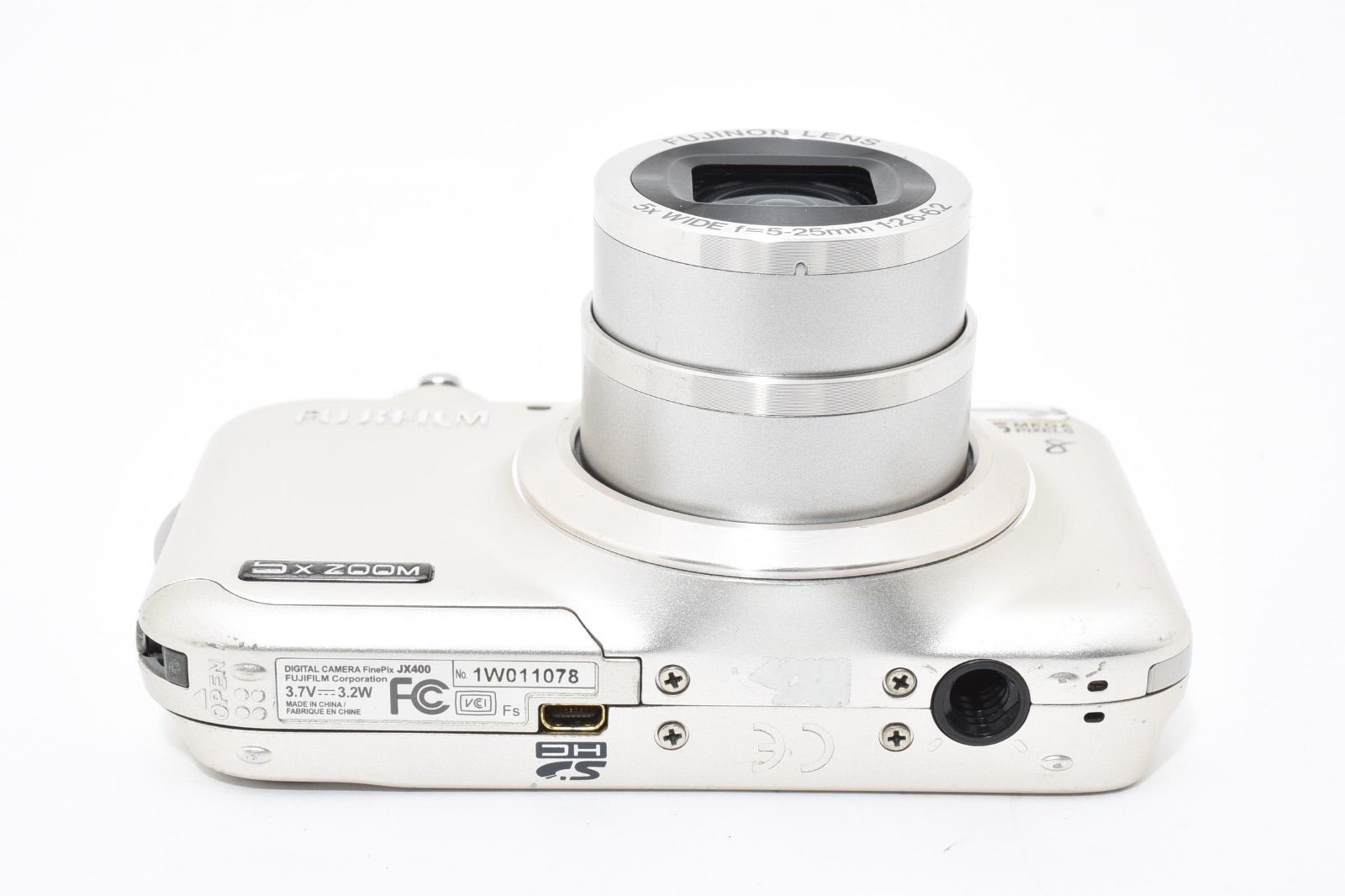 フジフィルム FUJIFILM FinePix JX400 シルバー コンパクトデジタル