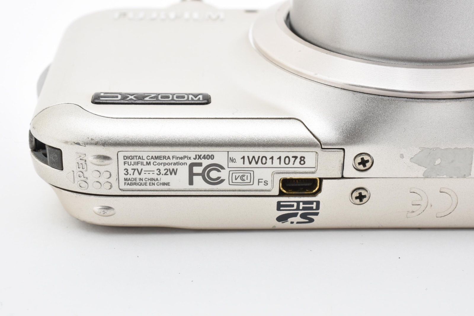 フジフィルム FUJIFILM FinePix JX400 シルバー コンパクトデジタル