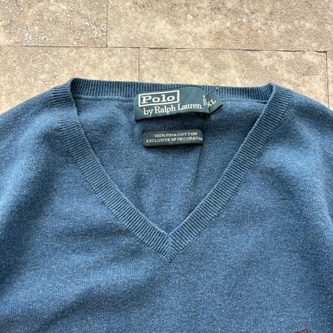 古着 コットンニット セーター ポロバイラルフローレン Polo by Ralph 