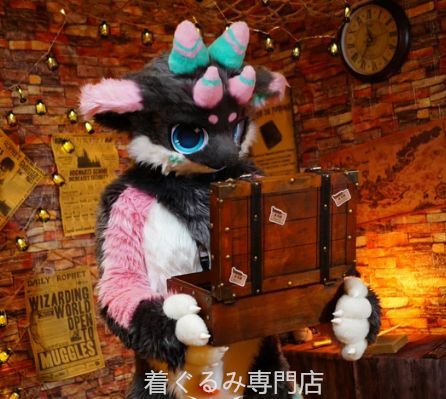 ドラゴン ファースーツ マスク 着ぐるみセット ケモノ ファースーツ 全