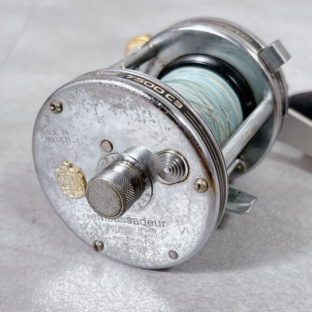 V425 Abu Garcia アンバサダー 7500C3 リール 釣具 釣り - メルカリ