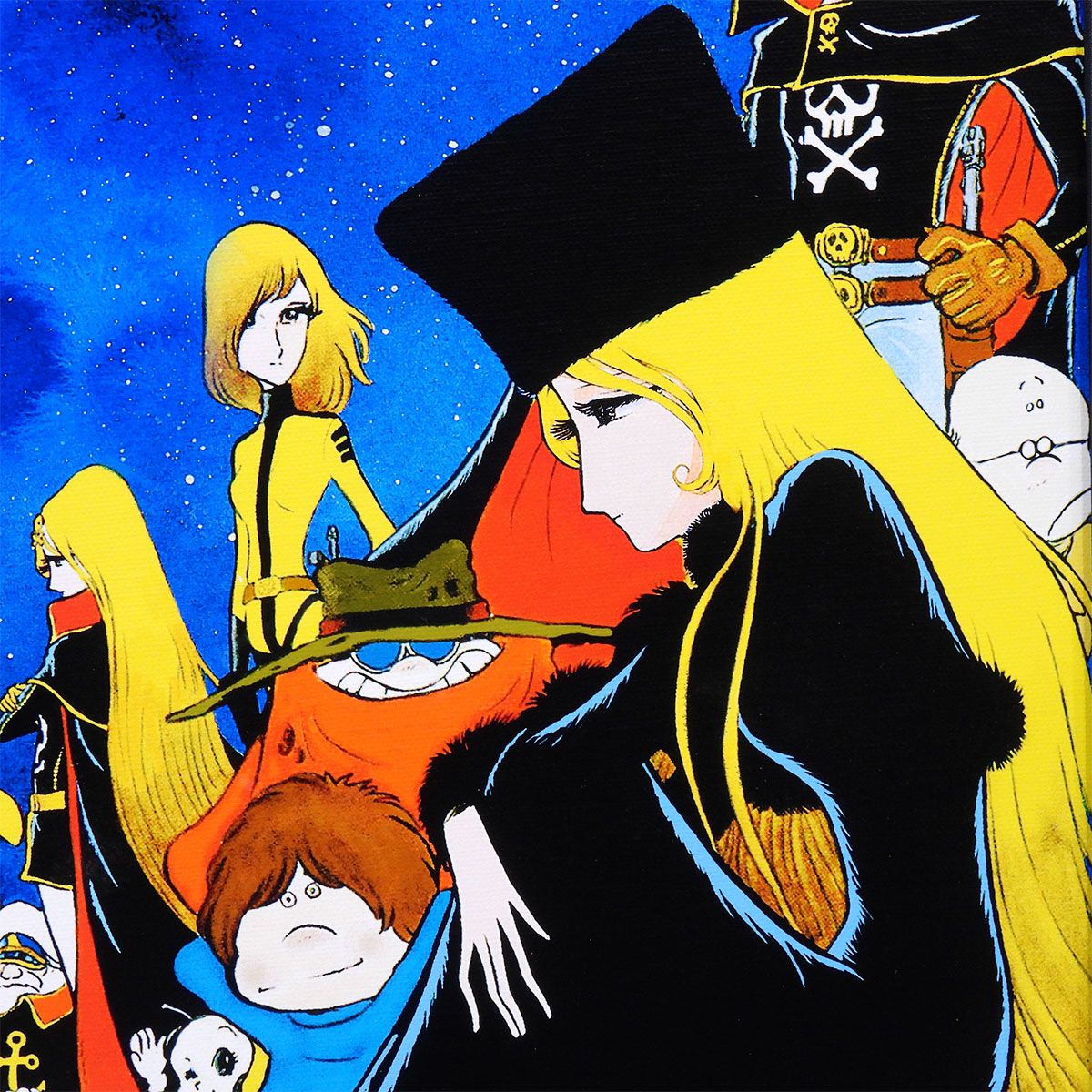 松本零士 零士ファミリー 人物画 作家直筆サイン 保証書付 銀河鉄道999