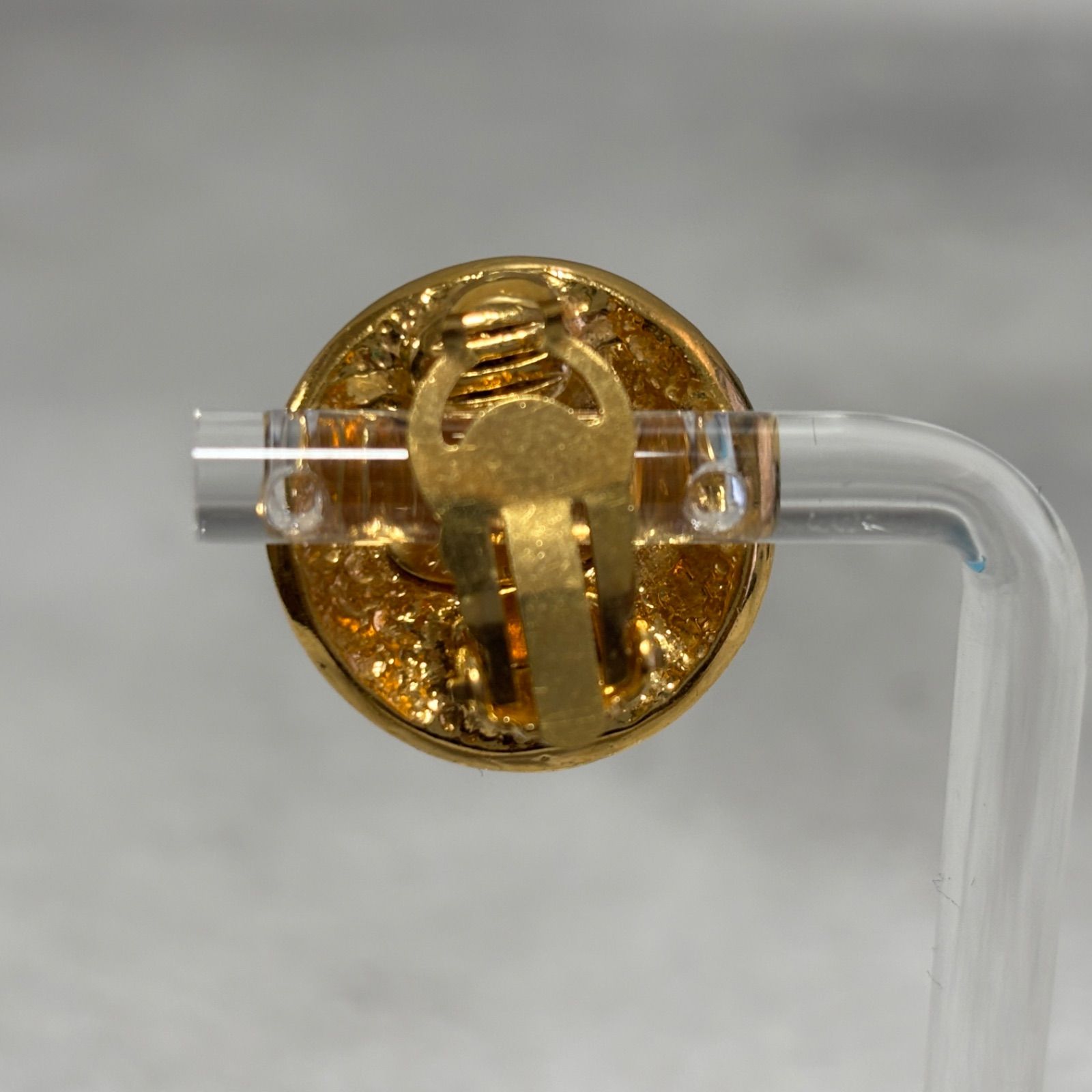 希少 ヴィンテージ 94A シャネル イヤリング ココマーク 金×黒 片耳のみ CHANEL シャネル イヤリング 片耳 ゴールド ココマーク 94A