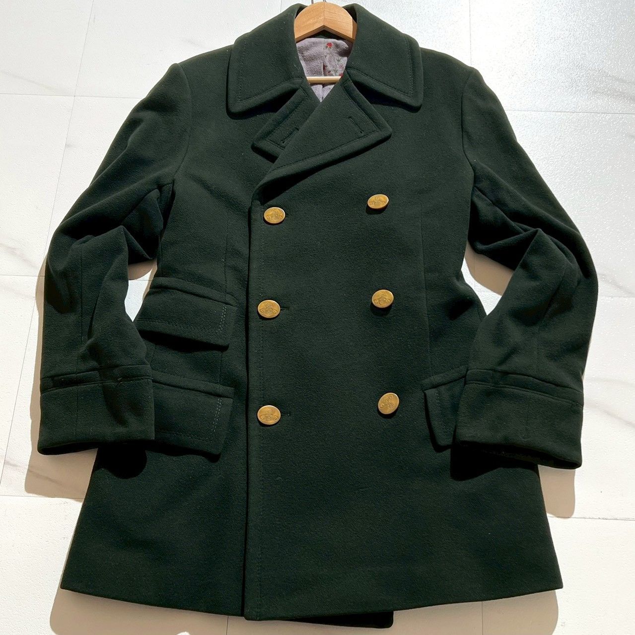 希少✨ヴィヴィアンウエストウッドマン メンズ カシミヤ混 ピーコート