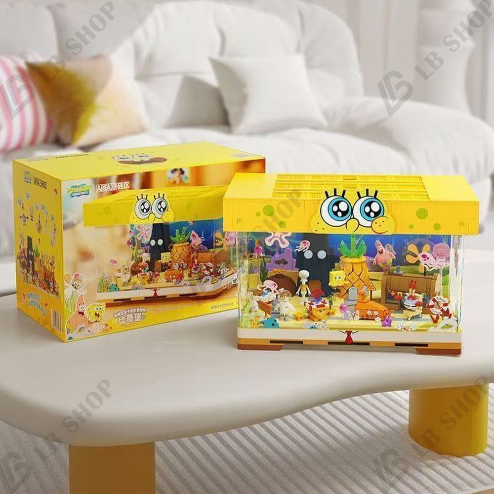 積み木 展示ボックス付き