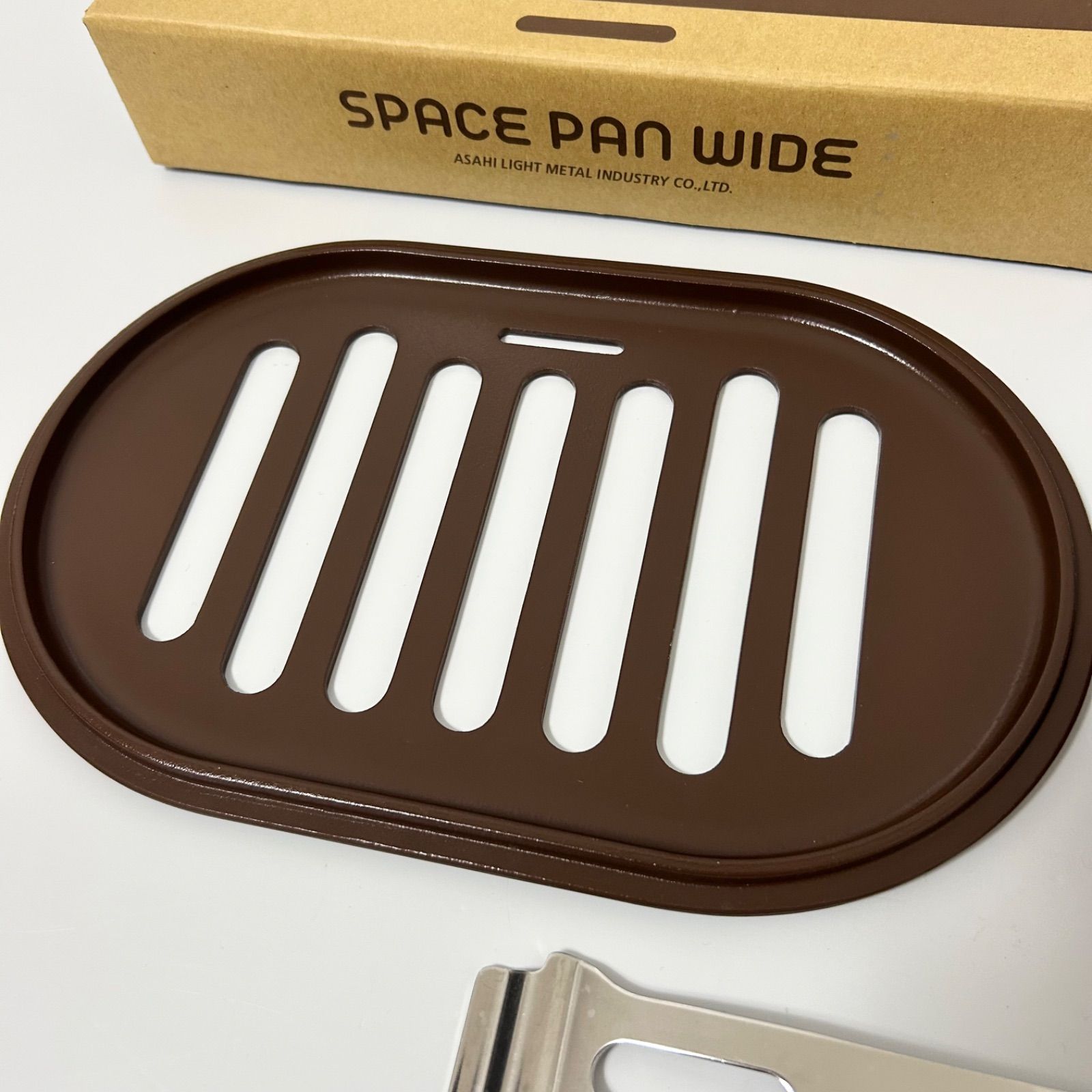 スペースパンワイド コルクなべ敷き付き