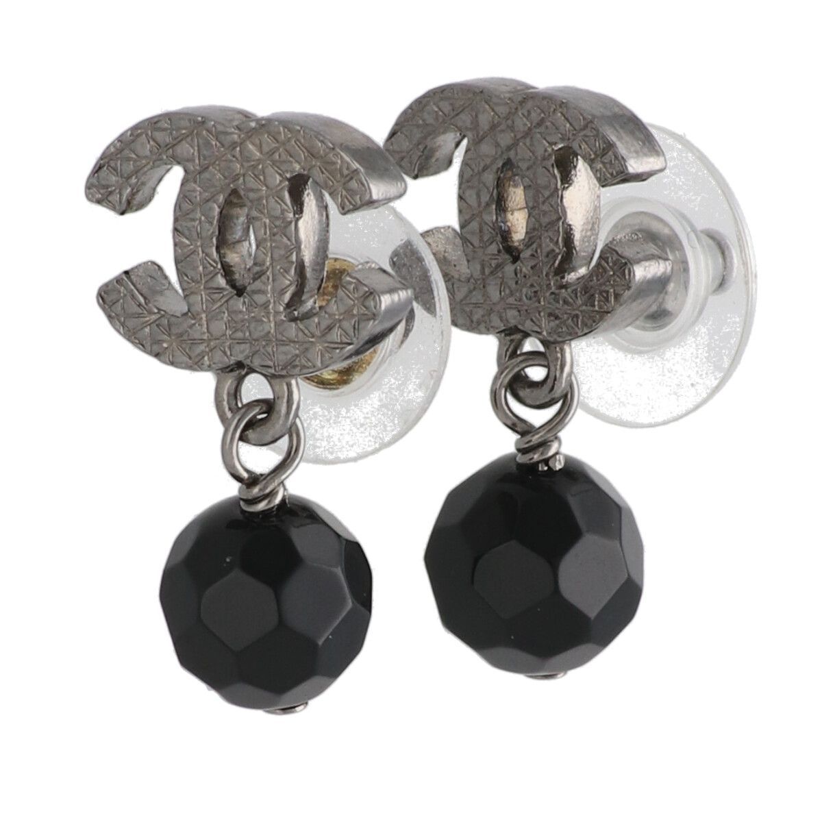 CHANEL シャネル ピアス E13V ココマーク スイングピアス 両耳 