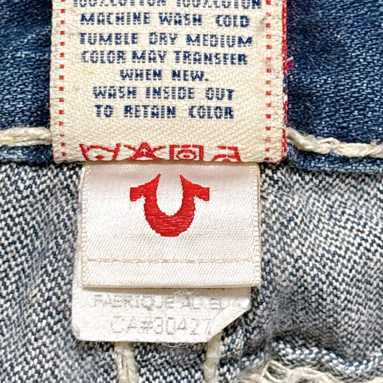 true religion joey super T 28 トゥルーレリジョン デニム USA製 白