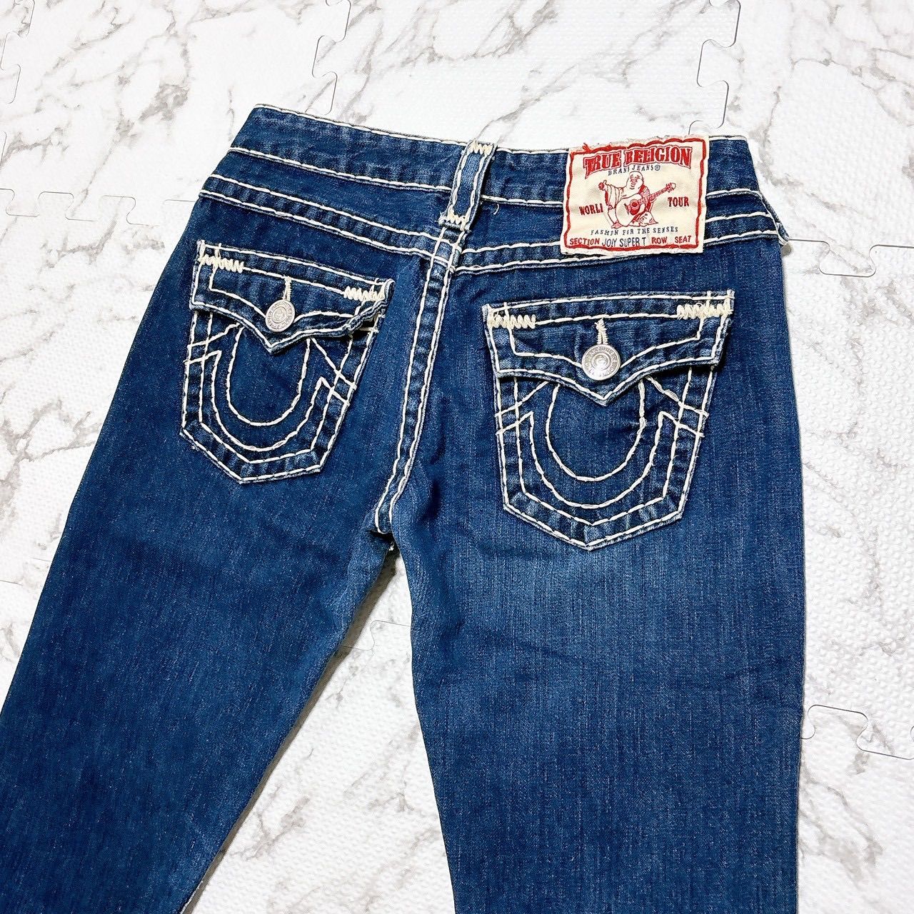 true religion joey super T 28 トゥルーレリジョン デニム USA製 白